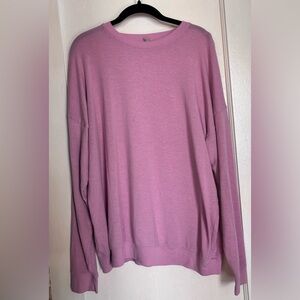 ALO YOGA - Soho Pullover in Parisian Pink women’s size Large